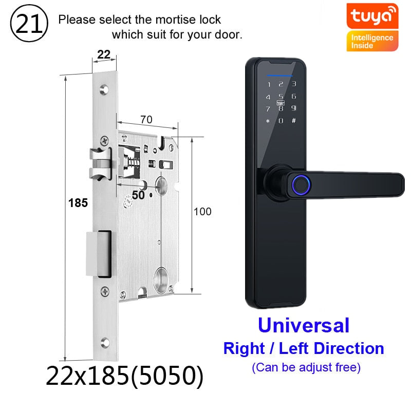 Biometric Fingerprint Door Lock alfamoba