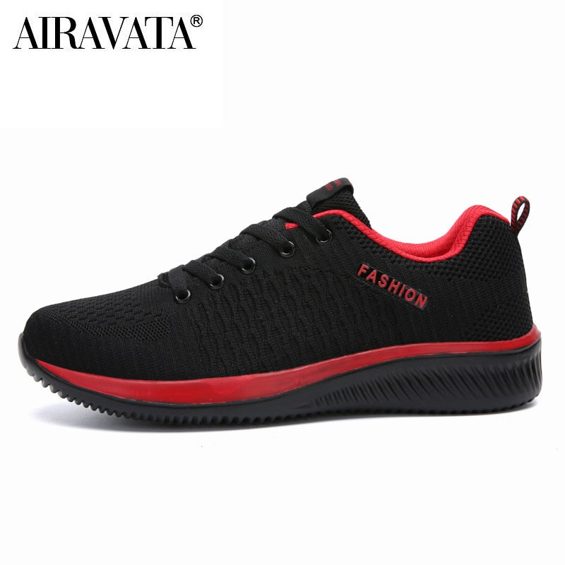 Men Women Knit Sneakers Breathable Athletic Running Walking Gym Shoes alfamoba