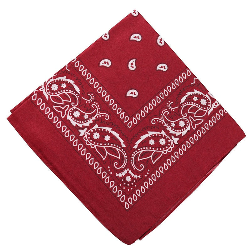 New Bohemian Print Bandana Hair Bands for Women Girls Square Scarf Turban Multifunctional Headband Hair Accessories Headwear alfamoba