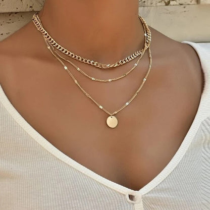 Vintage Necklace on Neck Gold Chain Women's Jewelry Layered Accessories for Girls Clothing Aesthetic Gifts Fashion Pendant 2021 alfamoba