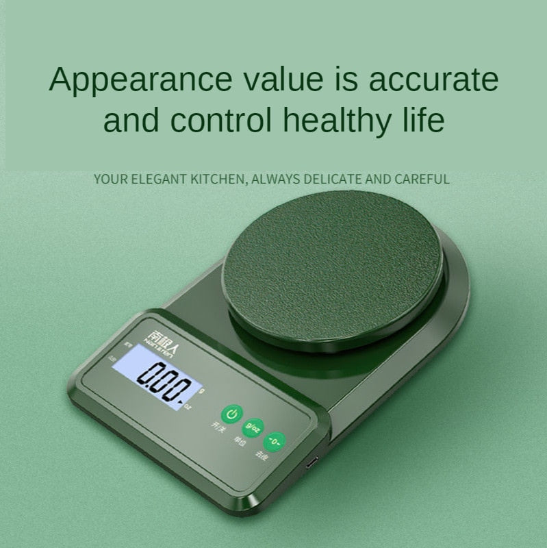 Kitchen Electronic Scale High Precision Gram Measuring Scale Food Jewelry Scale Accurate Baking Scale Household 1G Balance 0.1G alfredo.barrella7