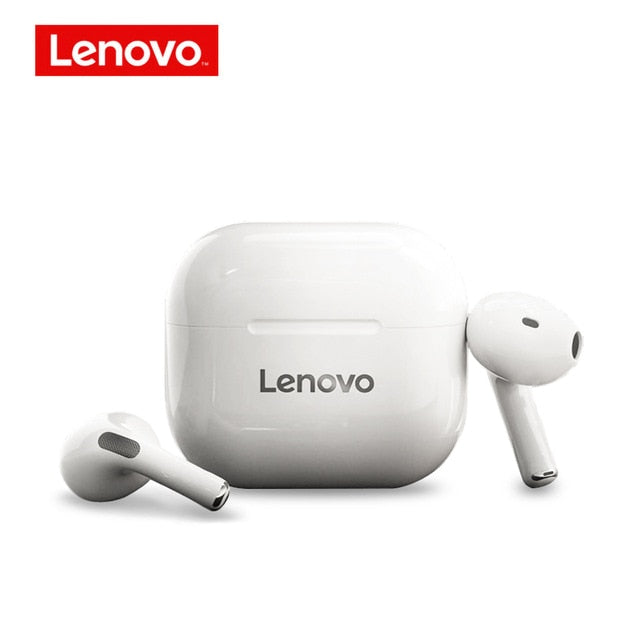 NEW Original Lenovo TWS Wireless Earphone Bluetooth 5.0 Dual Stereo MINI Reduction Bass Touch Control Long Standby 300mAH LP40 alfamoba