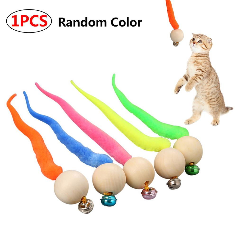 Smart Interactive Cat Toy Colorful LED Self Rotating Ball With Catnip Bell and Feather Toys USB Rechargeable Cat Kitten Ball Toy alfamoba