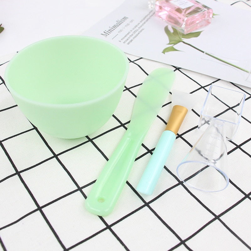 DIY Facial Mask Bowl & Brush Set alfamoba