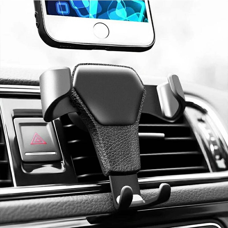 Universal Gravity Auto Phone Holder Car Air Vent Clip Mount Mobile Phone Holder CellPhone Stand Support For iPhone For Samsung alfamoba