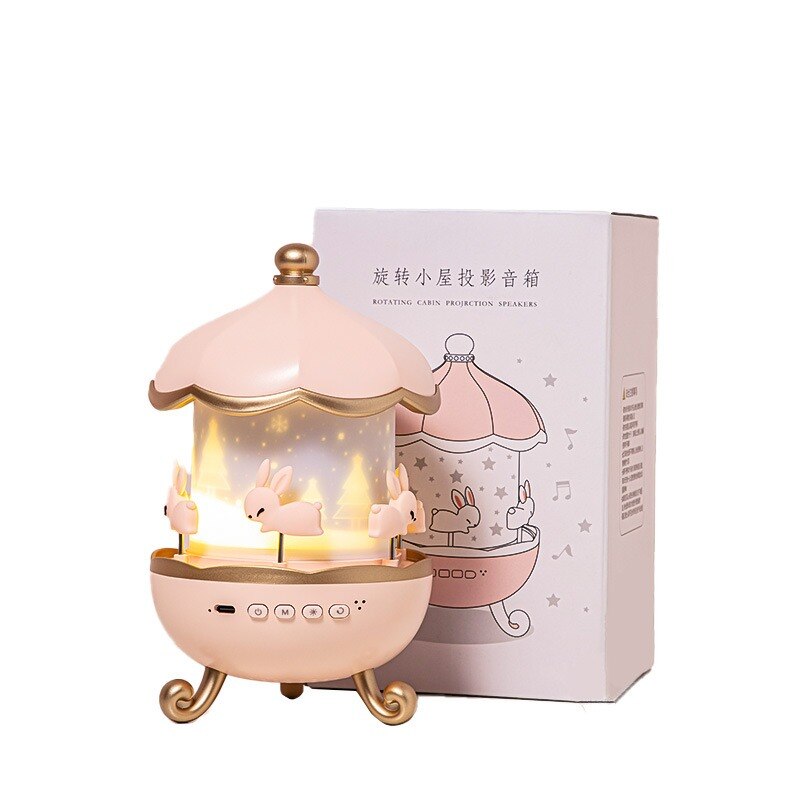 USB Rechargeable Starry Sky Projector Lamp Rotate Cabin Bedroom Unicorn Mermaid Stars Night Light Birthday Gifts for Girl Kids alfamoba