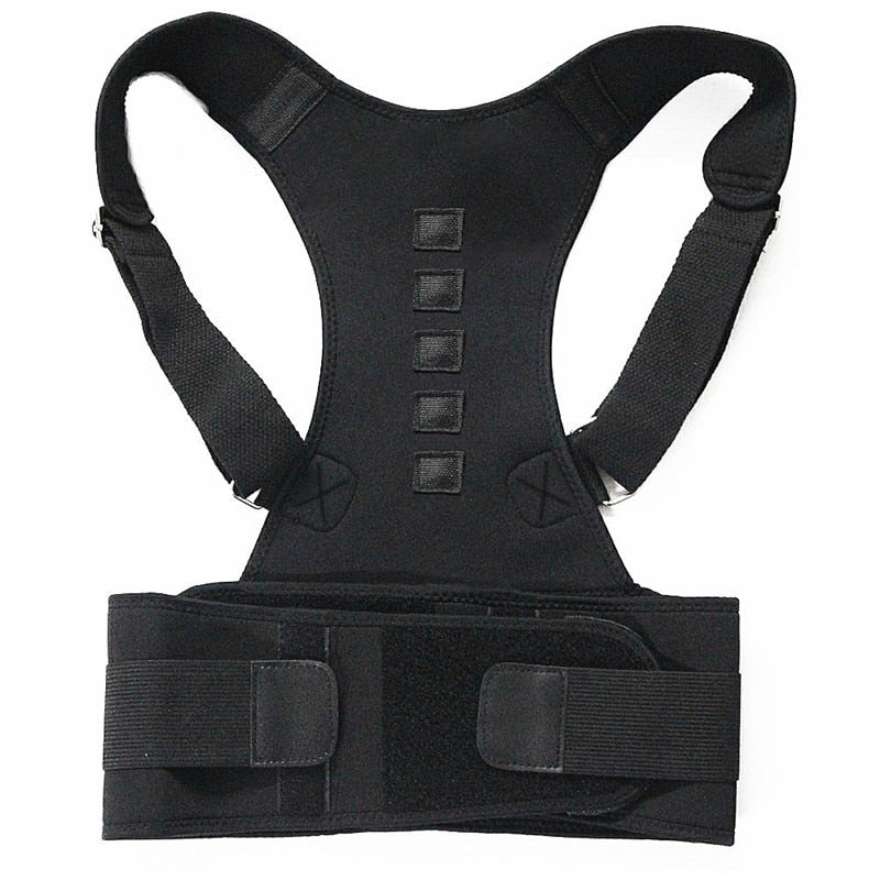 Magnetic therapy posture corrector brace supporter shoulder back support belt menwomen braces and support belt shoulder posture alfamoba