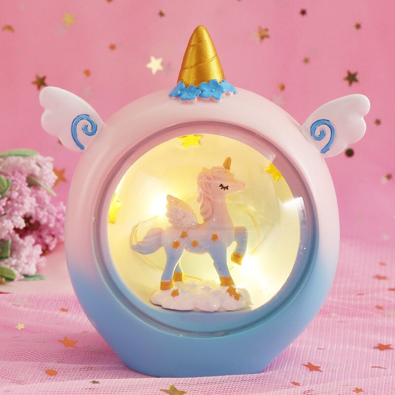 Children's Night Light Child Led Lights Bedroom Decoration Cartoon Unicorn Moon Lamp Child Fairy Lights Cute Kawaii Room Decor alfredo.barrella7