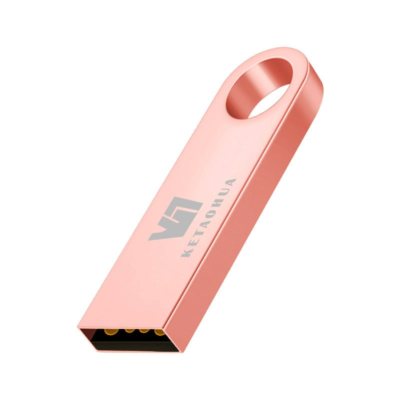 USB 2.0 Creative Metal Gift High Speed 8G 16G  32G 64G USB Drive Read and Write High Speed Transmission alfamoba