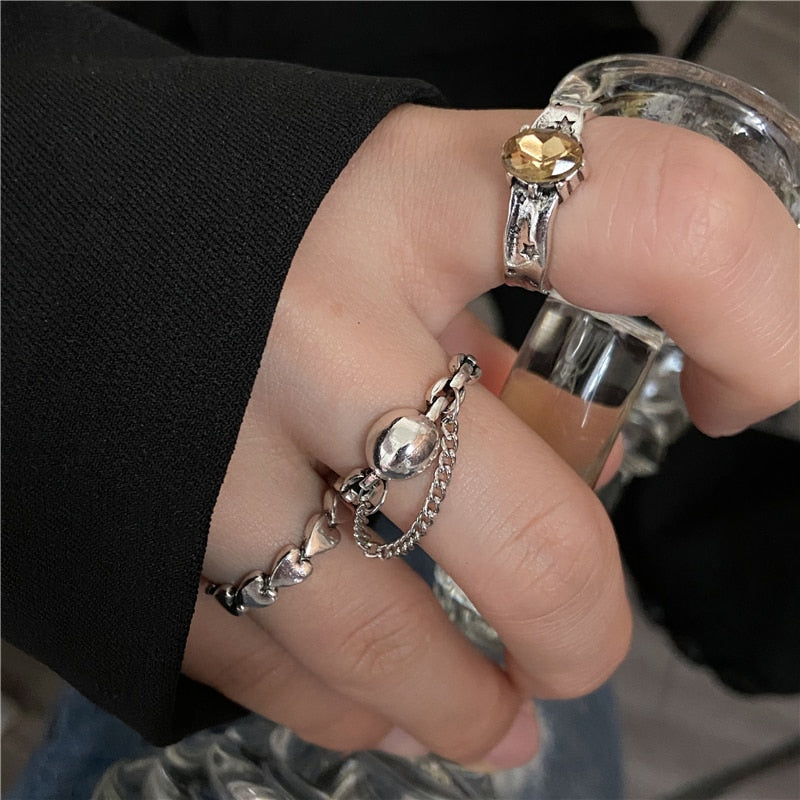 Trendy Gold Butterfly Rings For Women Men Lover Couple Rings Set Friendship Engagement Wedding Open Rings 2021 Jewelry alfamoba