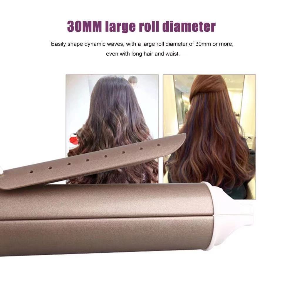 Straightener Dual-Use Hair Curler Large Volume Straig Does Not Hurt hair Inner Buckle Air Bangs Plate Salon Styling Tool alfamoba