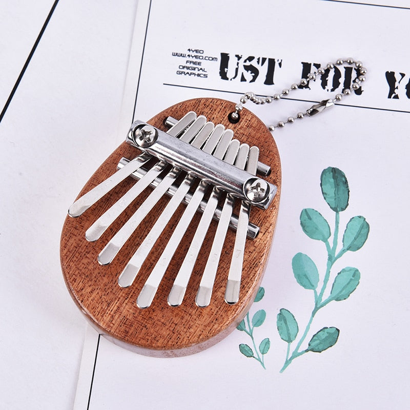 Newest Mini Kalimba 8 Keys Thumb Piano Great Sound Finger Keyboard Musical Instrument Wooden/Acrylic alfamoba