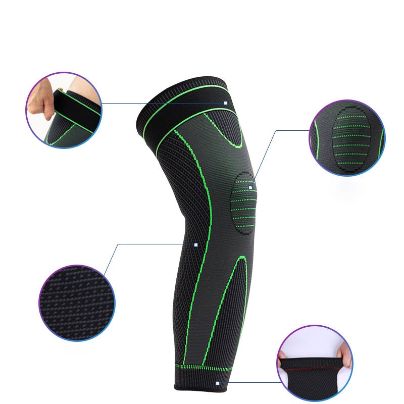 D.O.T 1/2 PCS Knee Pads Braces Sports Support Kneepad Men Women for Arthritis Joints Protector Fitness Compression Sleeve alfamoba