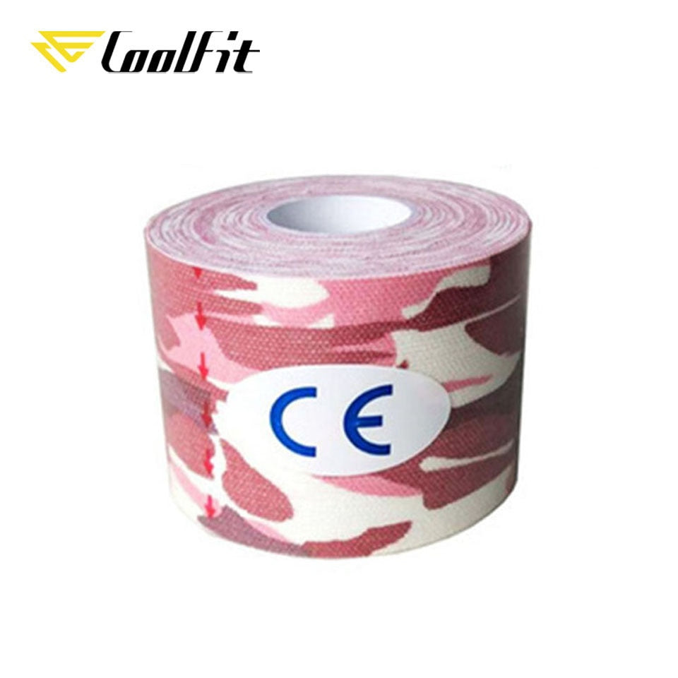 CoolFit 5 Size Kinesiology Tape Athletic Recovery Self Adherent Wrap Taping Medical Muscle Pain Relief Knee Pads Protector alfredo.barrella7