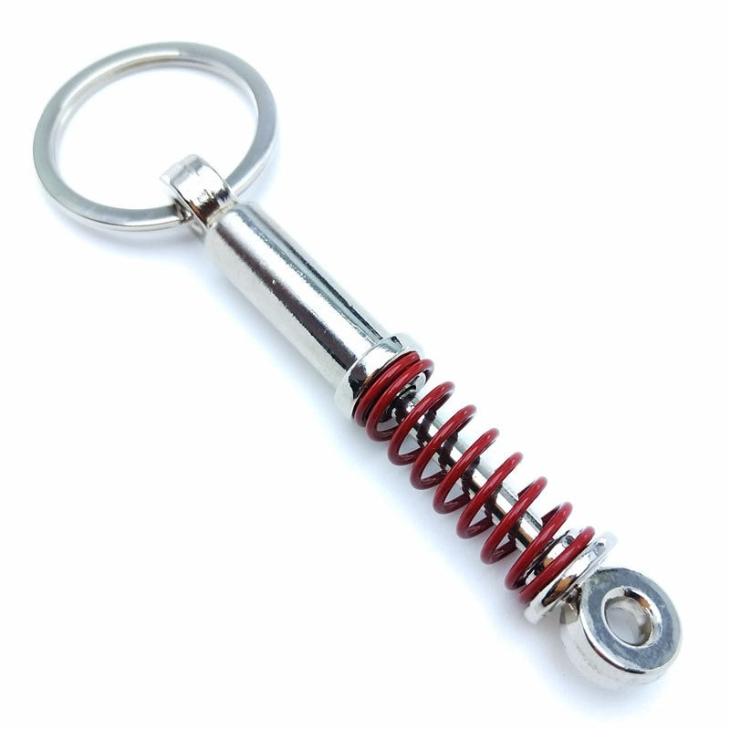 Creative gift car metal keychain turbo gear hub pendant brake disc shock absorber Pendant alfamoba