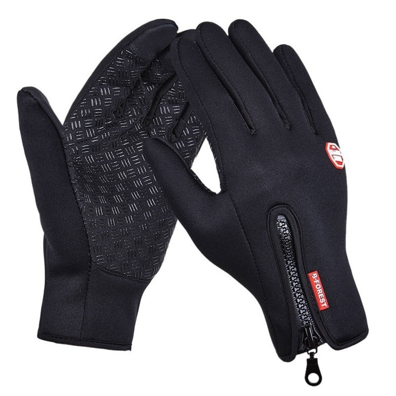 Unisex Touch Screen Winter Gloves Mens Warm Outdoor Cycling Driving Climbing Motorcycle Cold Gloves Waterproof Non-Slip Glove alfamoba