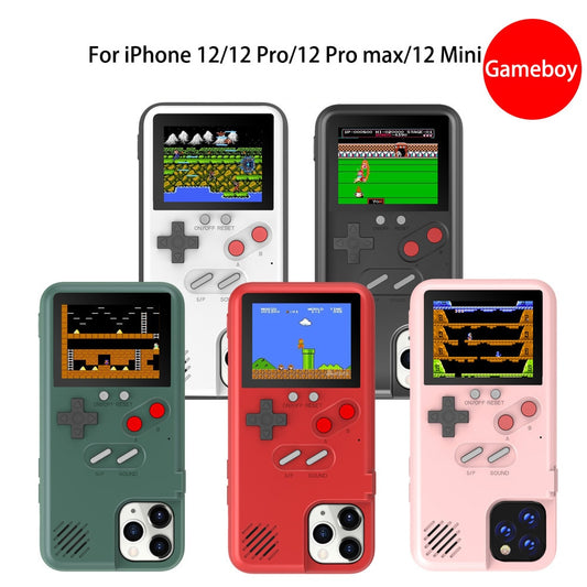 Playable Gameboy Case For iPhone 12 Mini 11 Pro Max XR X XS Max SE 2020 6 S 7 8 Plus Cases Retro Game Console Cover alfamoba