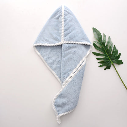 Factory direct shampoo towel lace dry hats water-absorbent bath cap female thick soft gift bag head towel dry towel alfamoba