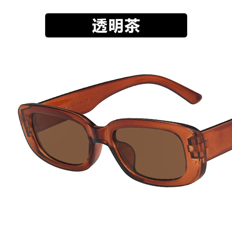 European and American small frame sunglasses simple square 2020 new style sunglasses fashion punk street shooting catwalk glasses alfamoba