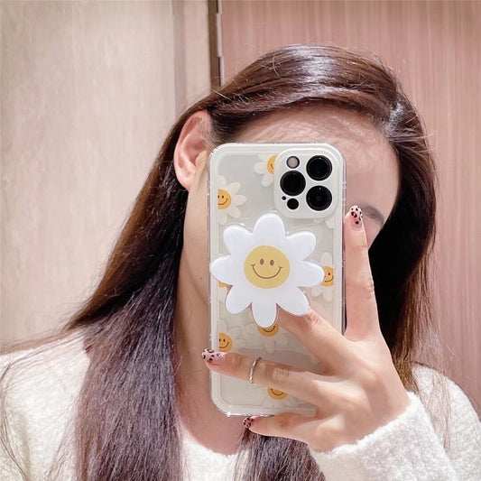 Daisy flower bracket Apple 11 suitable for iPhone12/13pro max mobile phone shell 87plus all-inclusive XR alfamoba