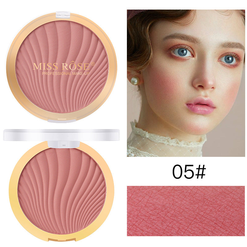 MISS ROSE cross-border makeup monochrome matte brightening skin color rouge nude makeup naturally cultivated blush alfamoba