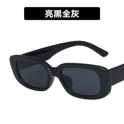 European and American small frame sunglasses simple square 2020 new style sunglasses fashion punk street shooting catwalk glasses alfamoba