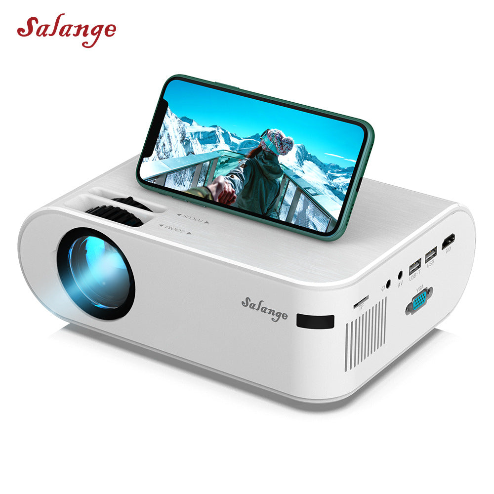 Cross-border 720p portable intelligent projector P62 support home office HD projector alfamoba