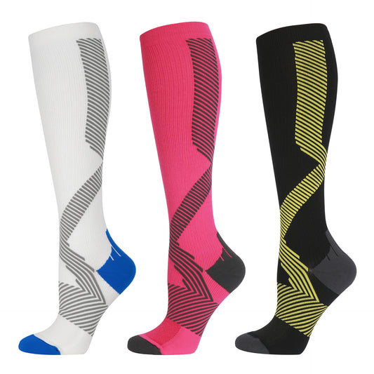 Professional sports compression socks Outdoor Marathon running riding socks calf venous elastic socks long tube stress socks alfamoba