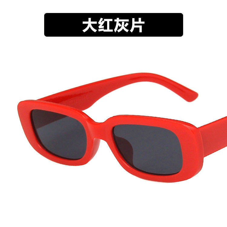 European and American small frame sunglasses simple square 2020 new style sunglasses fashion punk street shooting catwalk glasses alfamoba