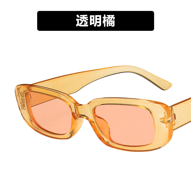 European and American small frame sunglasses simple square 2020 new style sunglasses fashion punk street shooting catwalk glasses alfamoba