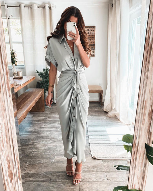 isn wind 2021 summer new dress Amazon independent station European and American fashion forged face long dress S-3XL alfamoba