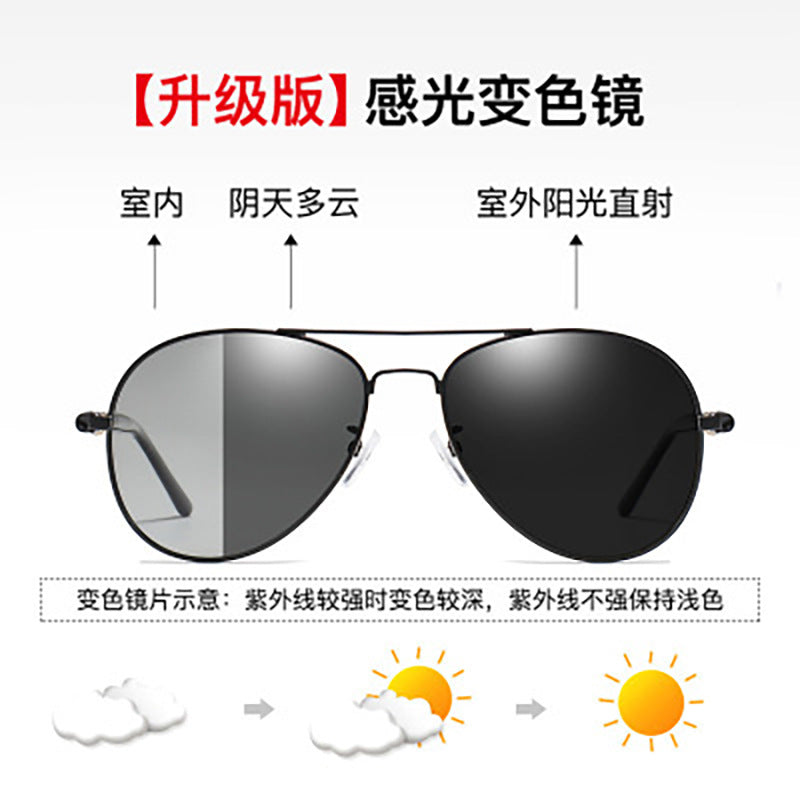 Sunglasses new 209 polarized men's sunglasses ride driving frog mirror fashion ink mirror manufacturers wholesale alfamoba