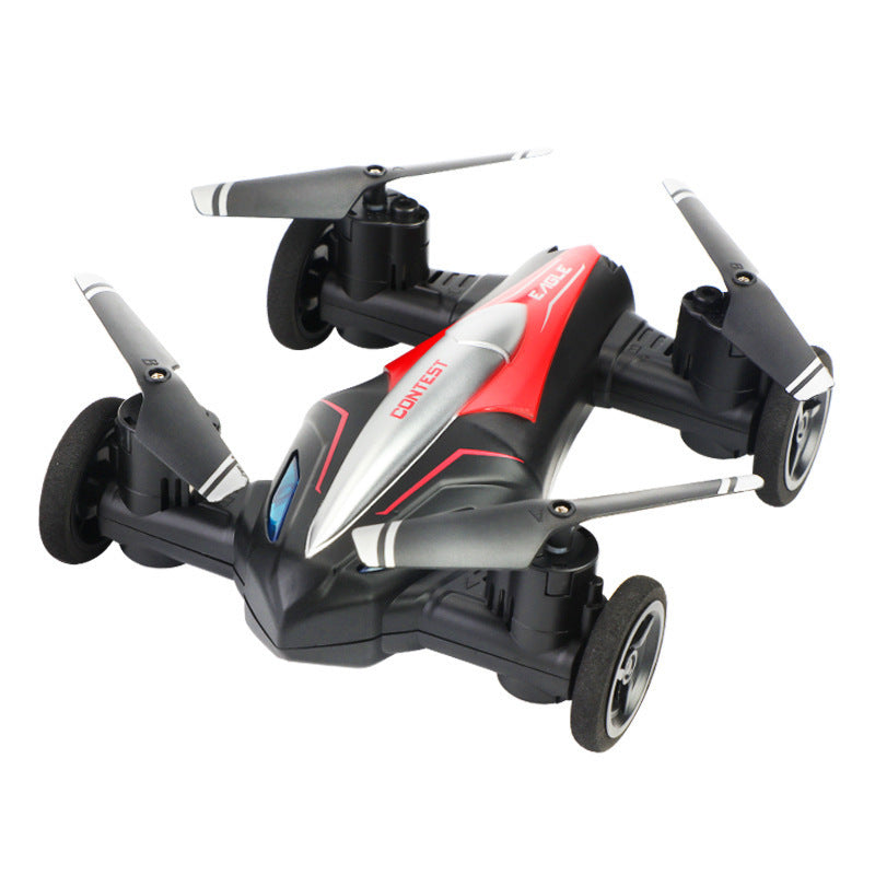 Cross-border Amazon remote control drone toy stunt landing air dual-use four-axis aircraft can be set to take off alfamoba