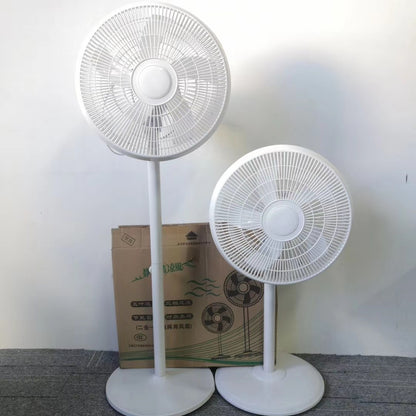 Factory direct supply of home high and low adjustable dormitory sectors standing two-purpose mute fan beauty electric fan alfamoba