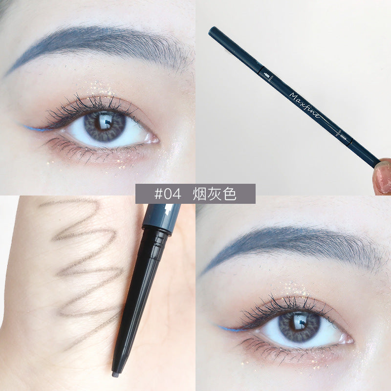 Maxfine extreme eyebrow pen long lasting does not detach it easy to get started with natural slim, a double head waterproof sweat alfamoba