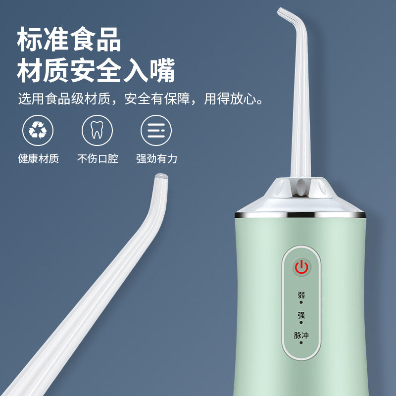 Water tooth wire diothy electric arterial purge teeth home portable positively teeth strong water pressure washing teeth alfamoba