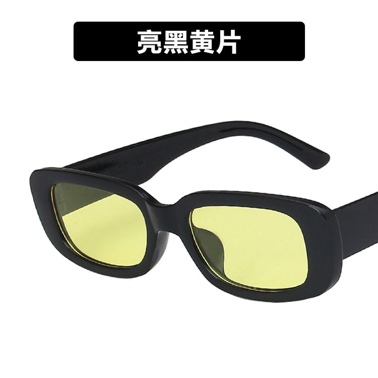 European and American small frame sunglasses simple square 2020 new style sunglasses fashion punk street shooting catwalk glasses alfamoba