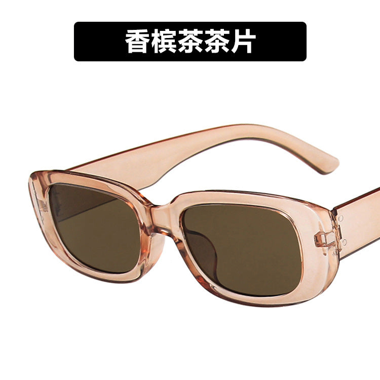 European and American small frame sunglasses simple square 2020 new style sunglasses fashion punk street shooting catwalk glasses alfamoba