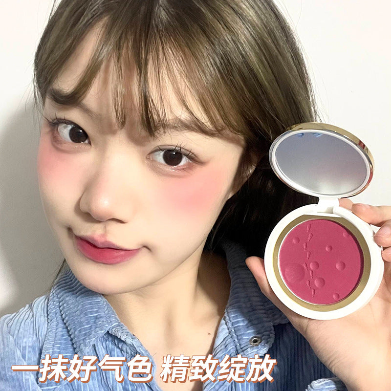 GM Mono-moon imprint blush high-gloss monochrome matte natural sun red female hard nuclei romantic white repair rouge alfamoba