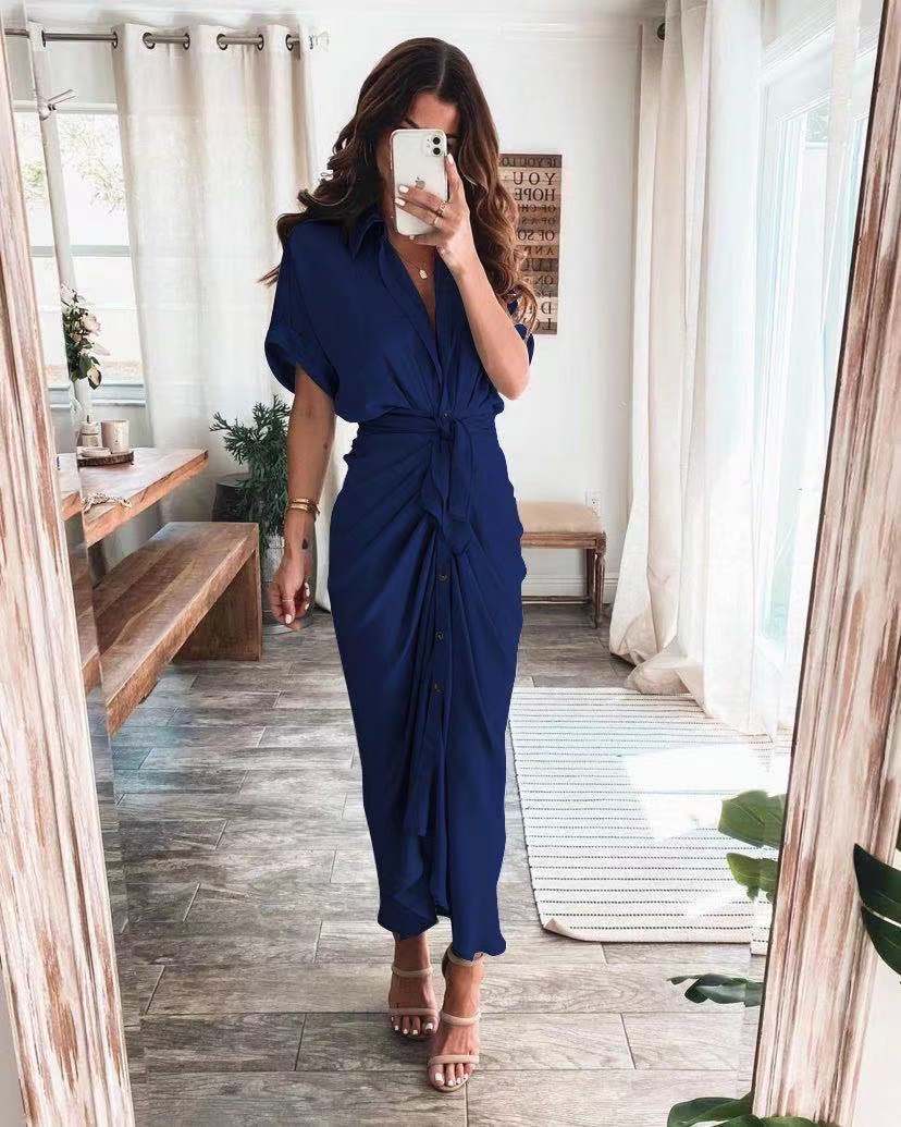 isn wind 2021 summer new dress Amazon independent station European and American fashion forged face long dress S-3XL alfamoba