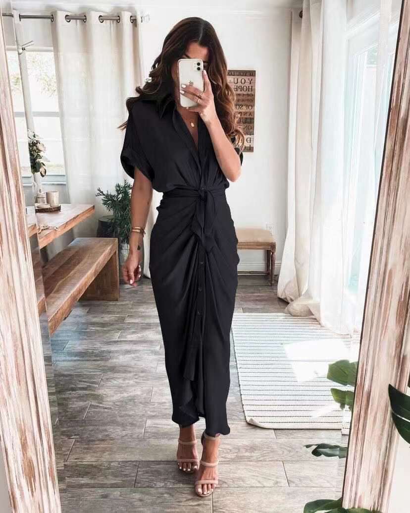 isn wind 2021 summer new dress Amazon independent station European and American fashion forged face long dress S-3XL alfamoba