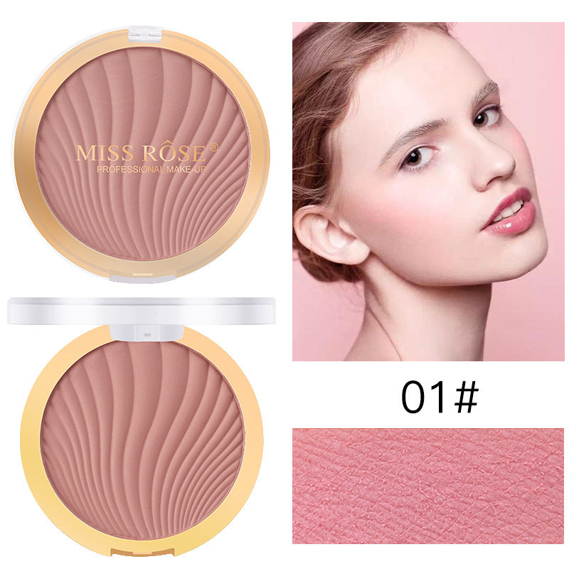 MISS ROSE cross-border makeup monochrome matte brightening skin color rouge nude makeup naturally cultivated blush alfamoba