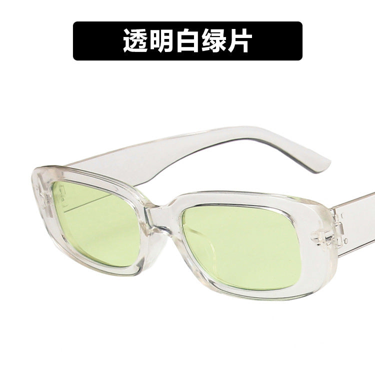 European and American small frame sunglasses simple square 2020 new style sunglasses fashion punk street shooting catwalk glasses alfamoba