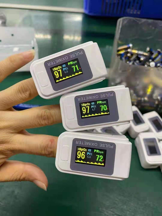 Pingering TFT Oxygen Blood Oxygen Monitor Refinition Oxygen Heart Rate Instrument Foreign Trade alfamoba