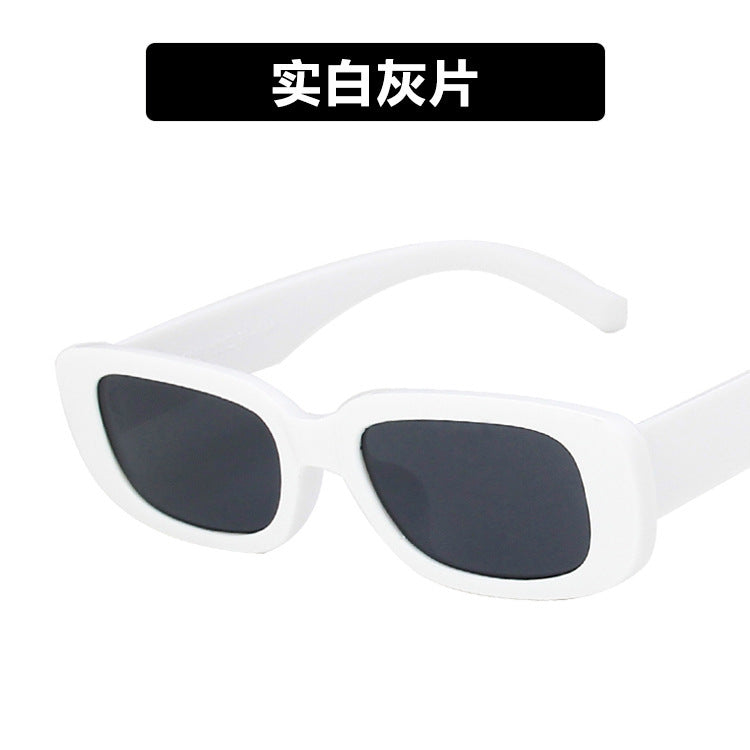 European and American small frame sunglasses simple square 2020 new style sunglasses fashion punk street shooting catwalk glasses alfamoba