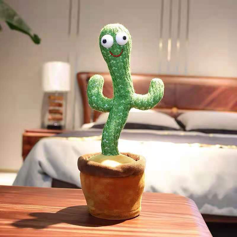 Dancing cactus manufacturers sell Douyin the same net red dancing cross-border Amazon can sing plush toys alfamoba