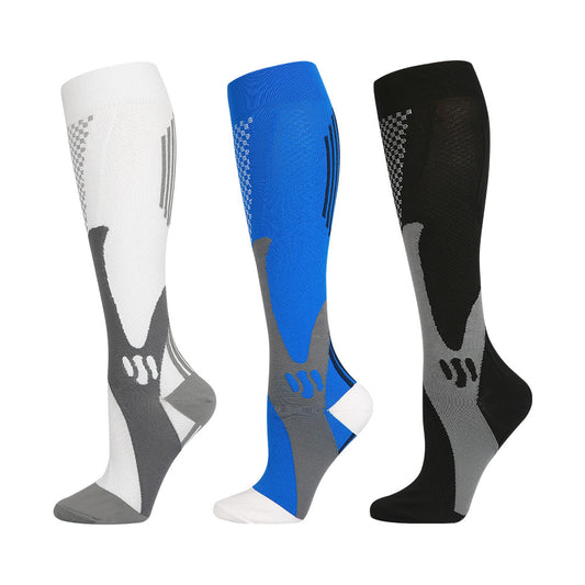 Professional sports long tube stress socks hiking riding Marathon running compression socks compression SOCKS alfamoba