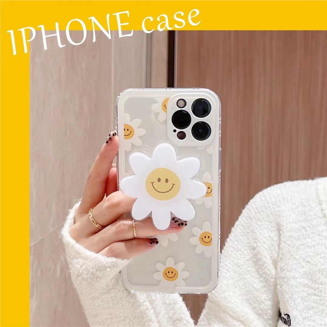 Daisy flower bracket Apple 11 suitable for iPhone12/13pro max mobile phone shell 87plus all-inclusive XR alfamoba