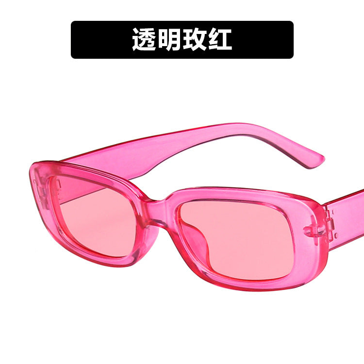 European and American small frame sunglasses simple square 2020 new style sunglasses fashion punk street shooting catwalk glasses alfamoba