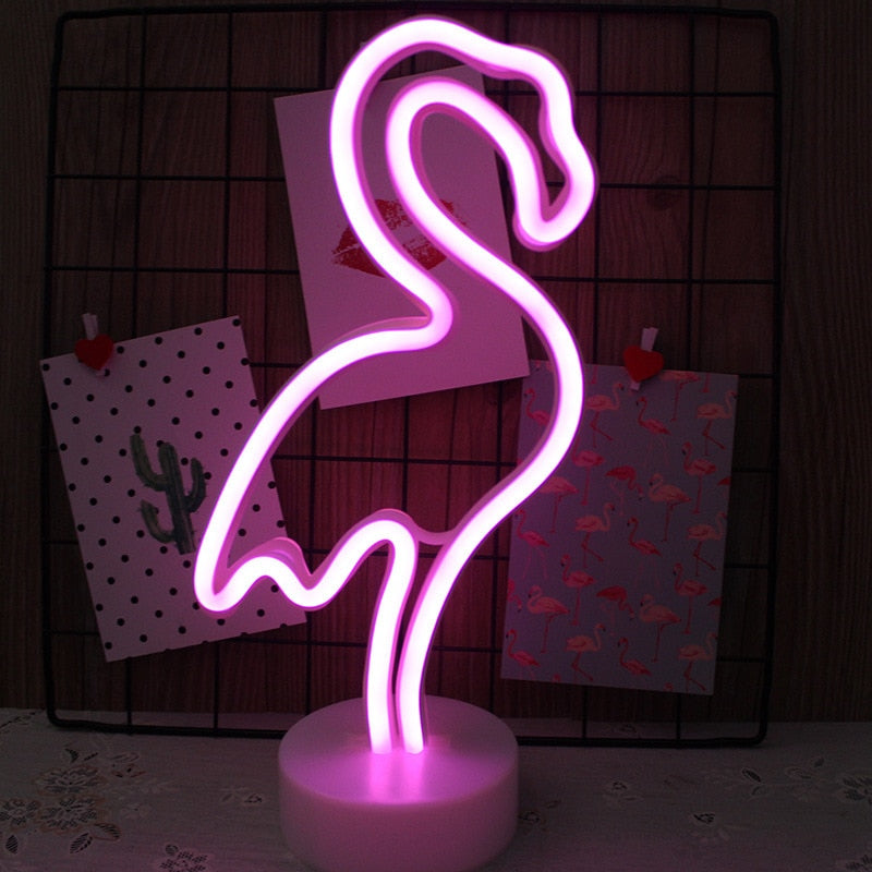 Rainbow Unicorn Neon Led Night Lamp Girls Bedroom Warm Night Light Room Decoration 3d Acrylic Table Desk Lamp Gifts alfredo.barrella7